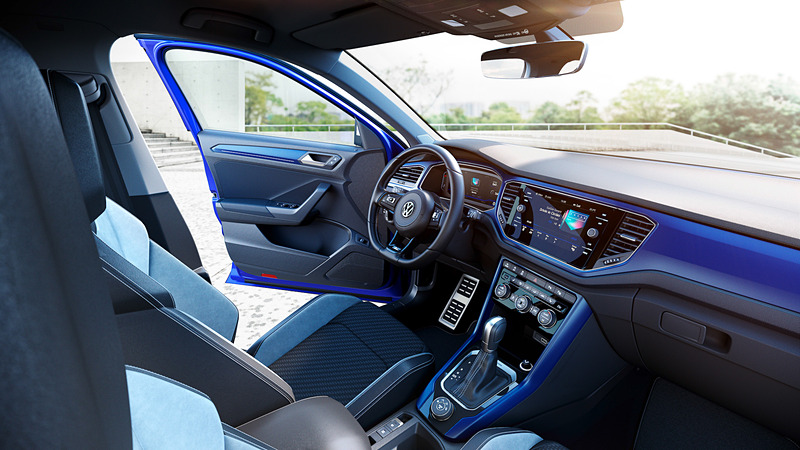 スポーティさを高めたT-Roc Rのインテリア
