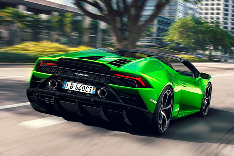 伊ランボルギーニ、オープントップモデル「ウラカン EVO