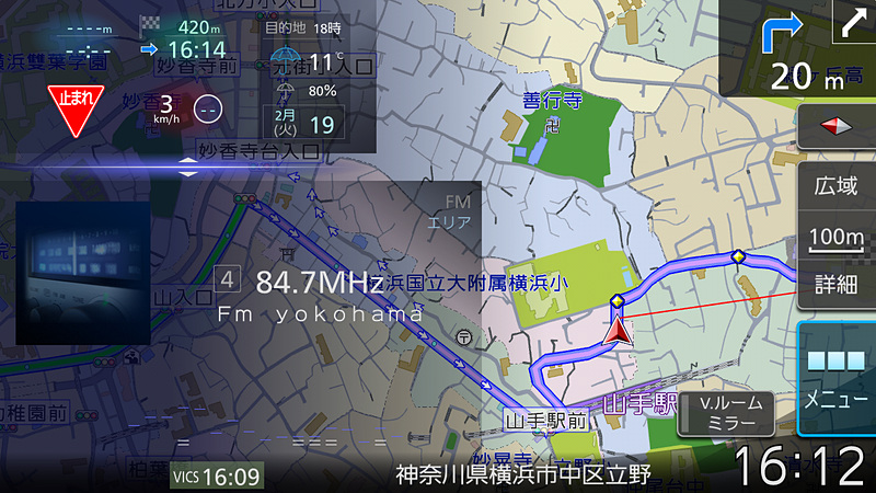 サブウィンドウのサイズは大中小の3種類用意。ウィンドウの境界部分をドラッグすることでカンタンにサイズ変更可能だ