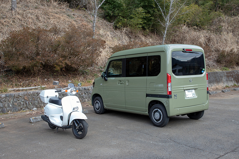 ただいまN-VAN。想定外のことがあったけど楽しかった。でも、おかげでまた来る理由ができた。もし、読者の方が檜原村に来た時、村営駐車場に緑の14番が止まっていたら、それは再戦中の私です