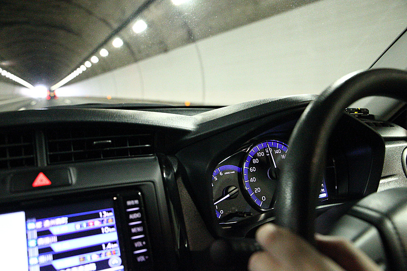 120km/h走行