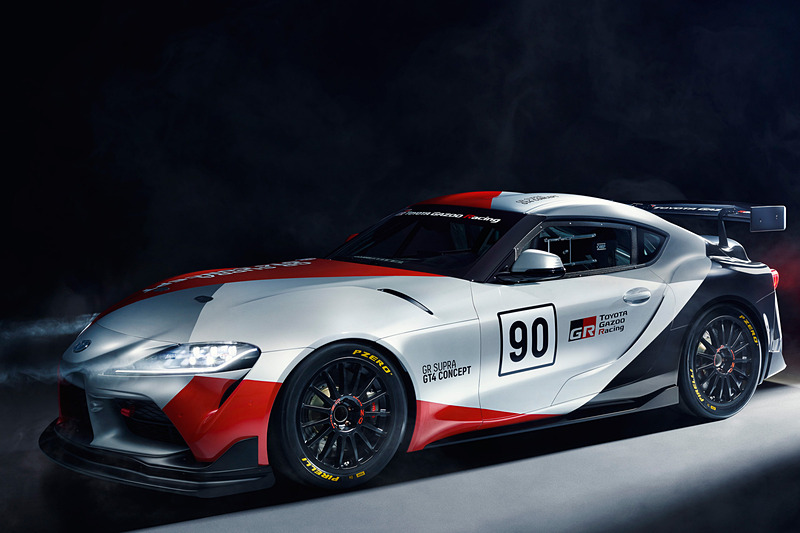 新型「スープラ」をベースにしたレーシングスタディモデル「GR Supra GT4 Concept」