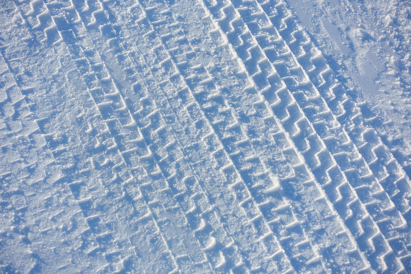 テストコースに残されたパターン