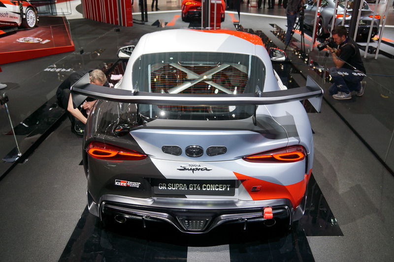 新型「スープラ」をベースにしたレーシングスタディモデル「GR Supra GT4 Concept」