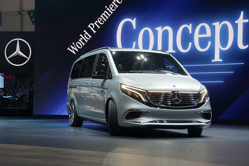 メルセデス・ベンツのEVミニバン「コンセプト EQV」を世界初公開