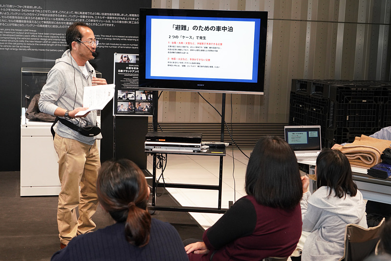 避難のための車中泊は72時間を目標