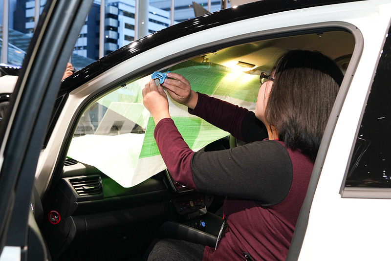 フロントのプライバシーを確保