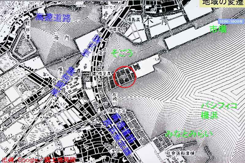 1909年ごろまでの地図。引き込み線もない