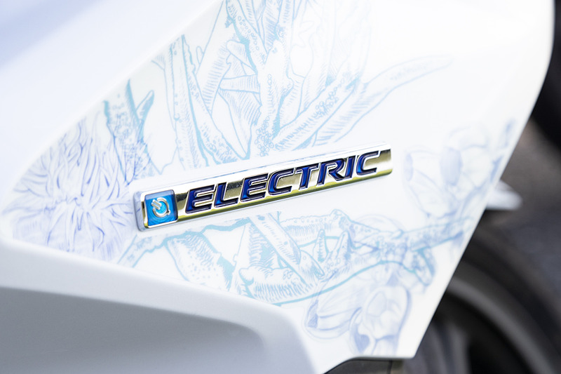 4輪車と同様のバッヂが付く