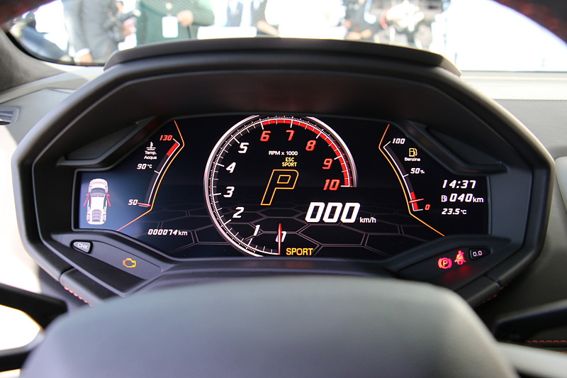 スポーツ選択時のメーター表示