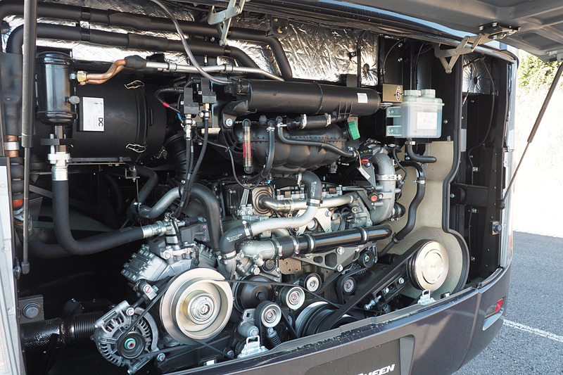 ターボチャージャー付き直列6気筒 7.7リッター「6S10」型エンジン