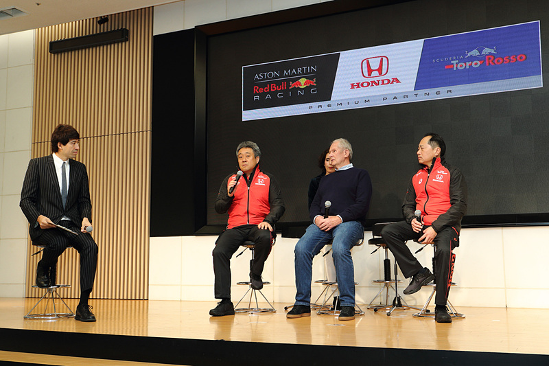 翌週のF1開幕戦に向けた意気込みなどが語られた「2019 ホンダ F1 キックオフ 記者会見」