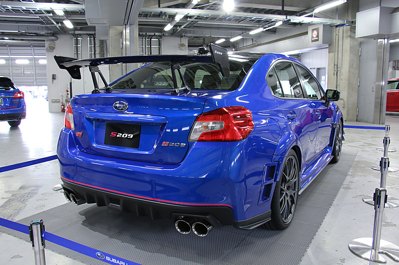 日本初公開となったコンプリートカーの「S209」