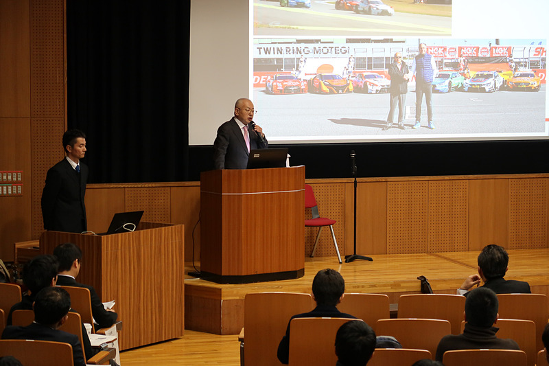 GTアソシエイション 坂東正明氏の講演「SUPER-GT GT500 グローバル化への展望」