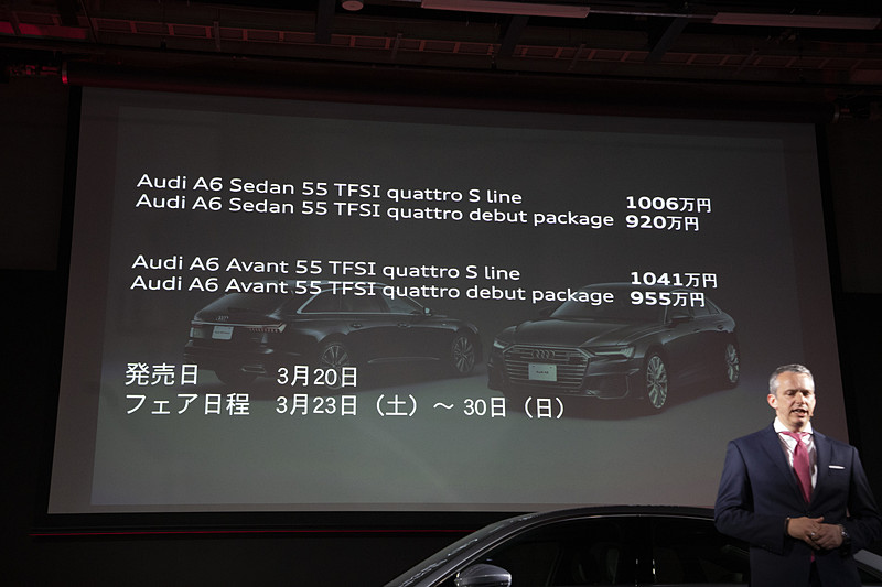新型A6のラインアップと価格