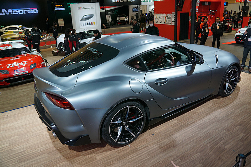 トヨタ自動車の新型「スープラ」（写真は大阪オートメッセで公開された国内仕様）