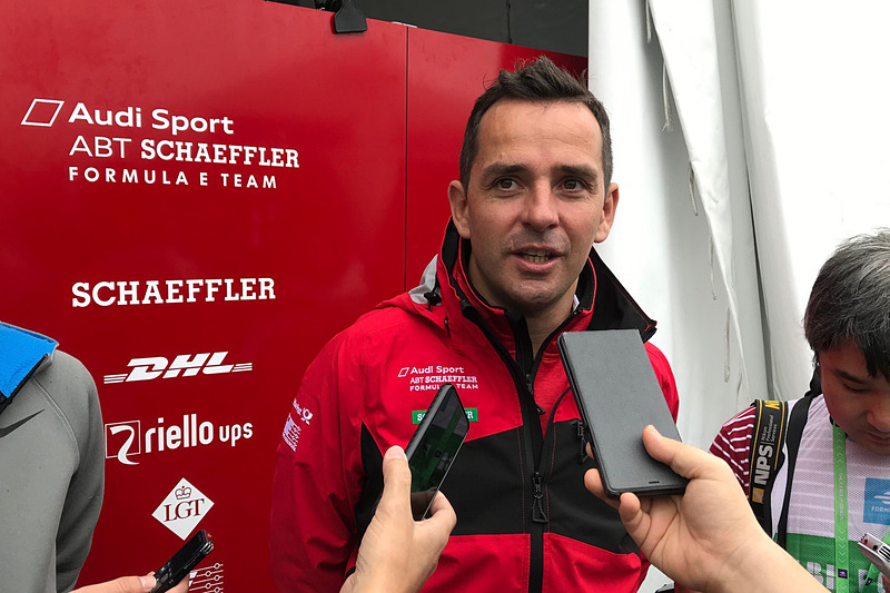 アウディチームのブノワ・トレルイエ氏。また日本でレースするのが夢と言ってもらえて嬉しい