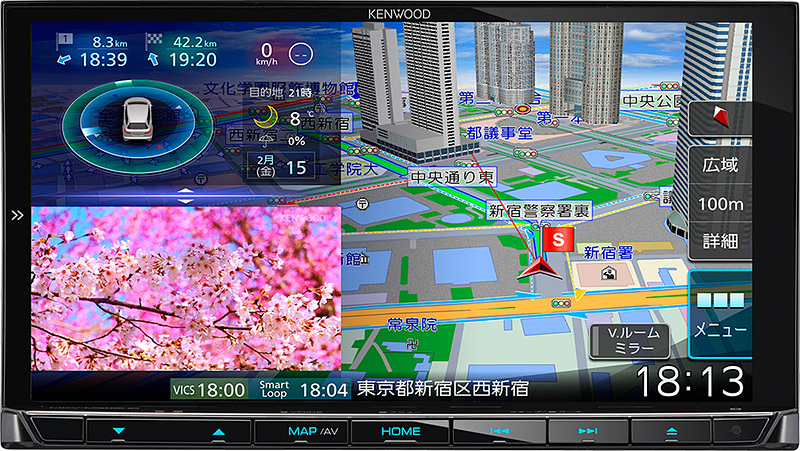 180mmスタンダードモデル「MDV-M906HD」