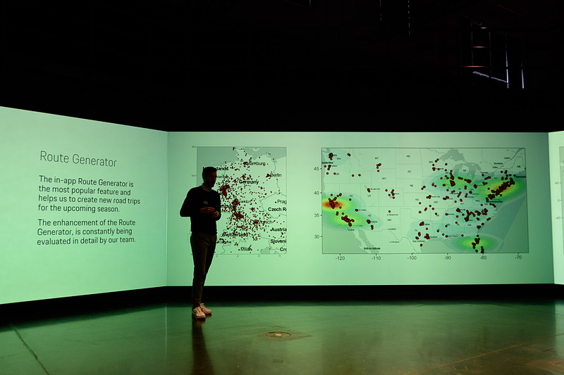 どこでどれだけ使われたかを示すヒートマップ