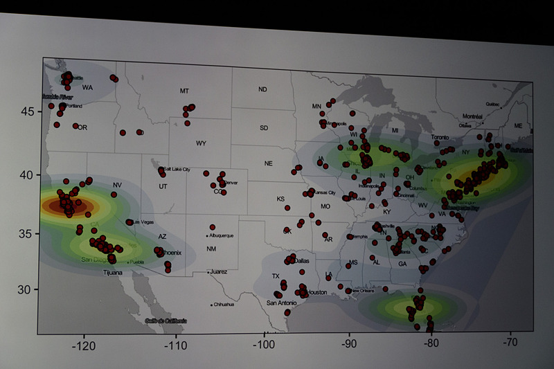 アメリカのユーザーが積極的だという