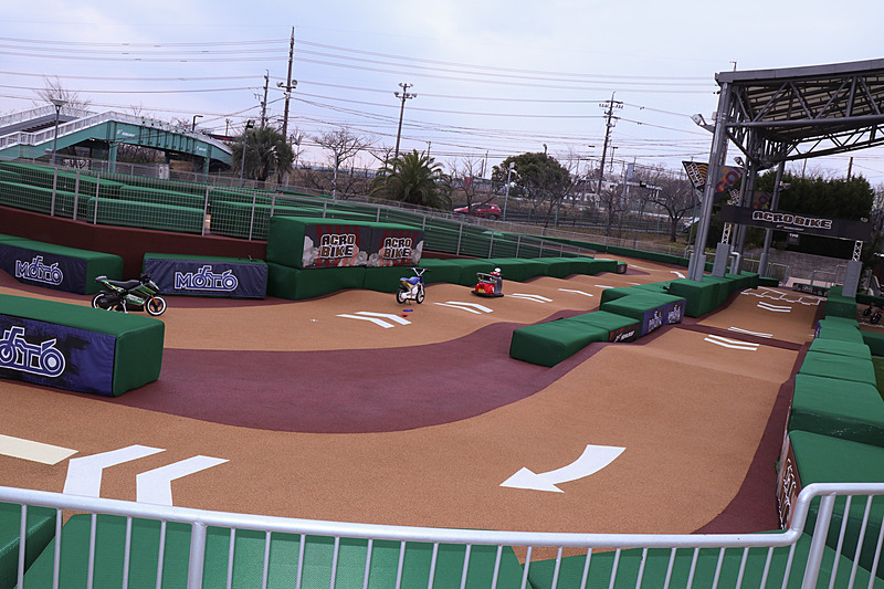 アクロバイクのコース