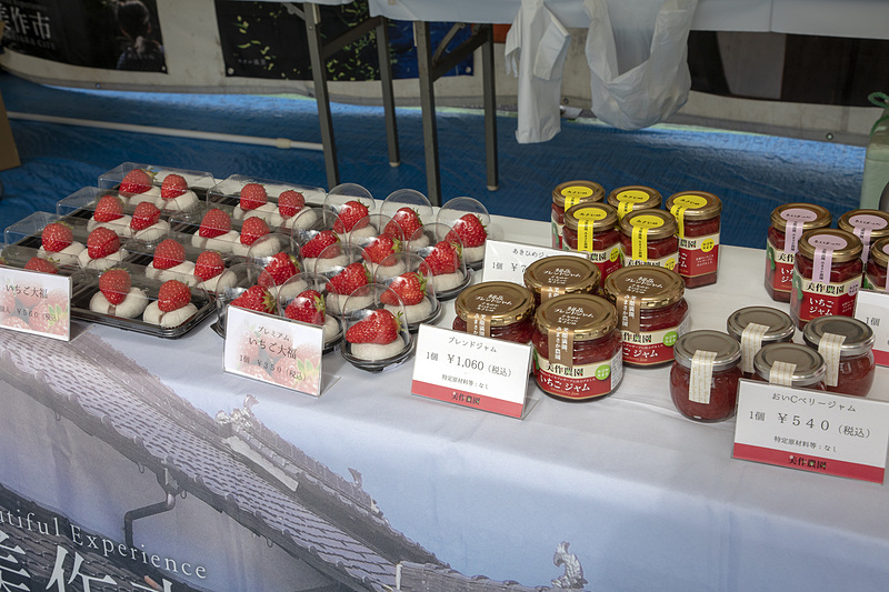 グランドスタンド裏は“グルメ大集合!!”と銘打った屋台村