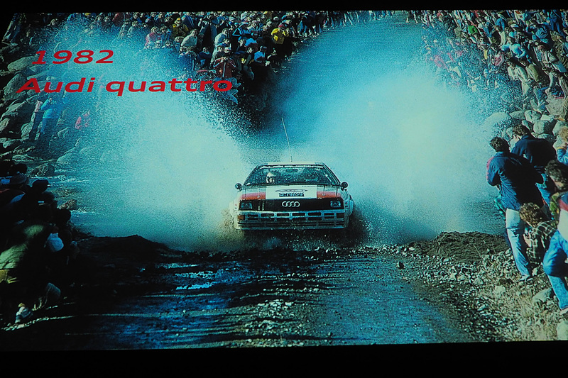 1982年から活躍したアウディ・クワトロ