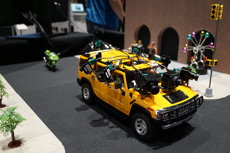 ソニーの「Safety Cocoon」というコンセプトを再現したスケールモデル