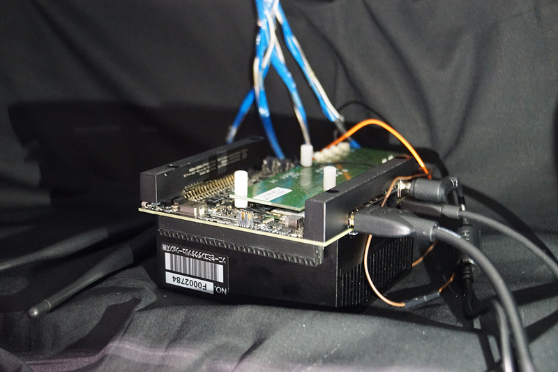 Jetson Xavierと組み合わせて4台のカメラの映像を合成するデモ