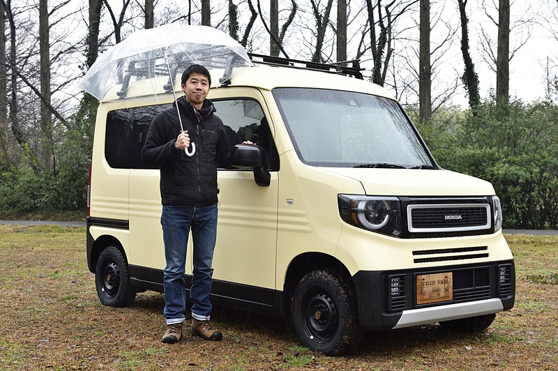 株式会社ホンダアクセス デザイナーの渡邊岳洋氏と2019年の東京オートサロンに展示された「TRIP VAN」