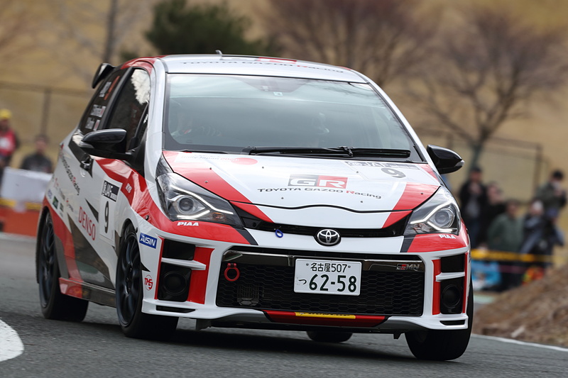 JN2クラス1位（総合8位）眞貝知志/安藤裕一組“TGR Vits GRMN Rally”
