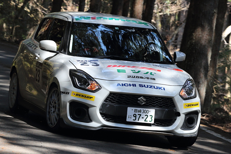 JN4クラス1位（総合8位）高橋悟志/美野友紀組“ミツバ itzz DL マジカル冷機 スイフト”