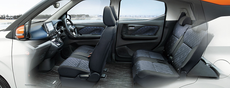 新型デイズでは高い居住性を確保