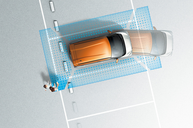 インテリジェント アラウンドビューモニター（移動物 検知機能付）はグレード別設定