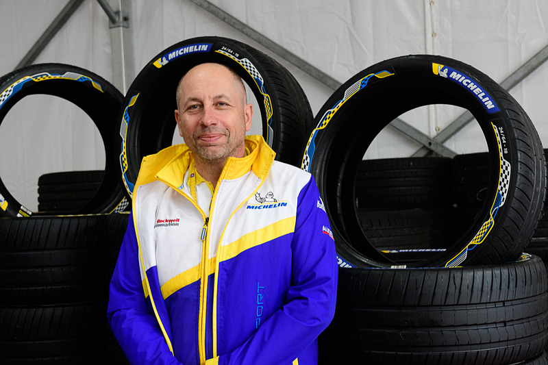 フォーミュラE用レーシングタイヤを担当するミシュラン モータースポーツ フォーミュラE マネージャー サージュ・グリサン氏