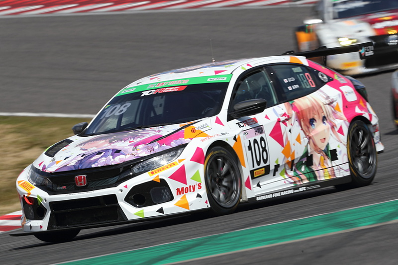 No.108 冴えカノfineレーシングwithRFC（CIVIC TCR）