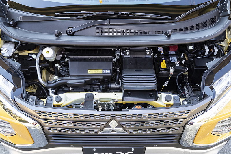 最高出力47kW（64PS）/5600rpm、最大トルク100Nm（10.2kgfm）/2400-4000rpmを発生するターボエンジンを搭載