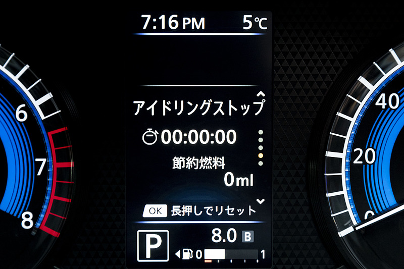 マルチインフォメーションディスプレイの表示