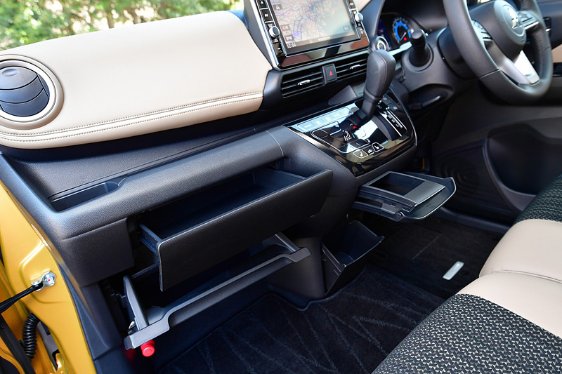 多彩な収納スペースによる高いユーティリティもアピールポイントの1つ