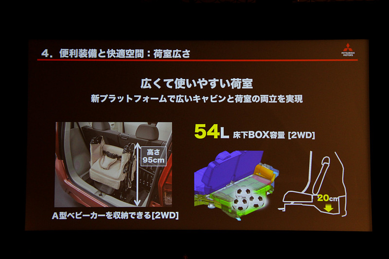 先進技術、便利装備と快適空間について