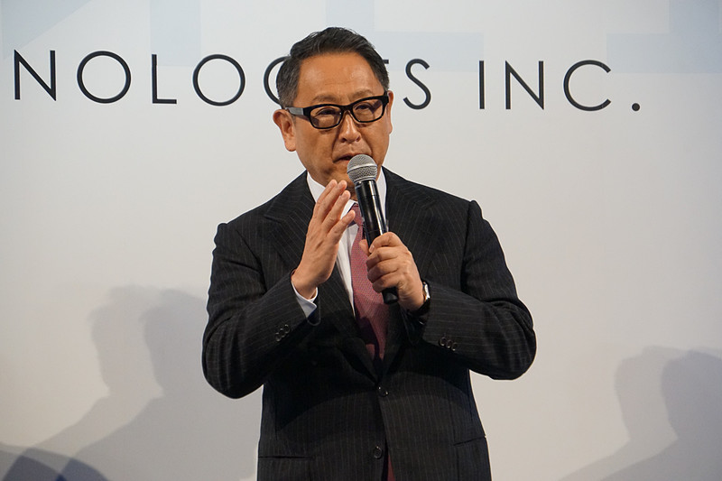 トヨタ自動車の豊田章男社長がサプライズで登場