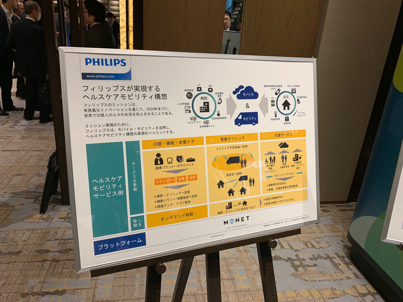 フィリップスが提案するヘルスケアモビリティ車両