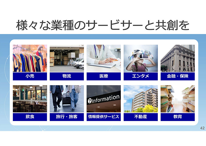 4つのキーファクターとして紹介されたスライド