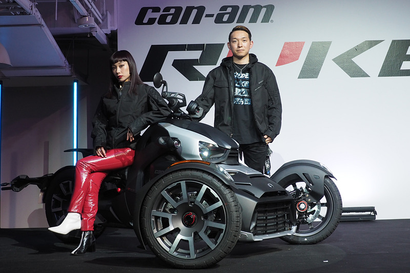 3輪モーターサイクル「Can-am Ryker」。写真はオフロード向け装備がある「Can-Am Ryker 900 Rally Edition」