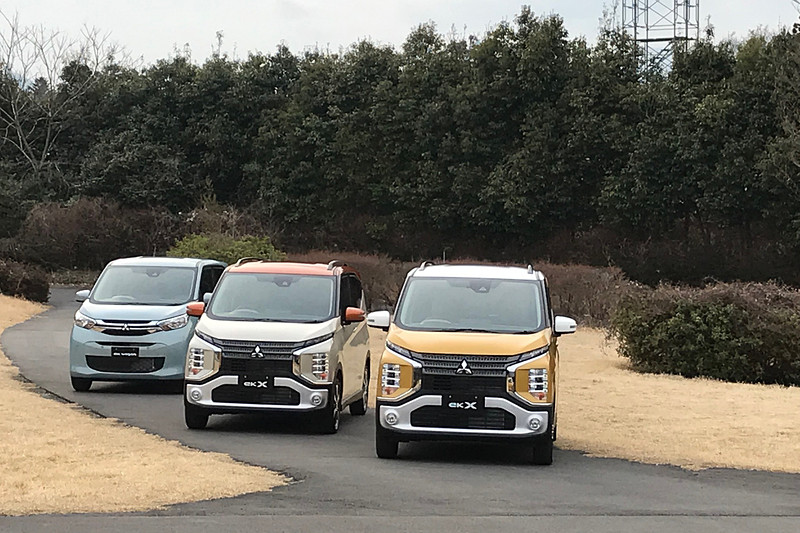 三菱自動車工業の新型軽自動車「eKワゴン」「eKクロス」