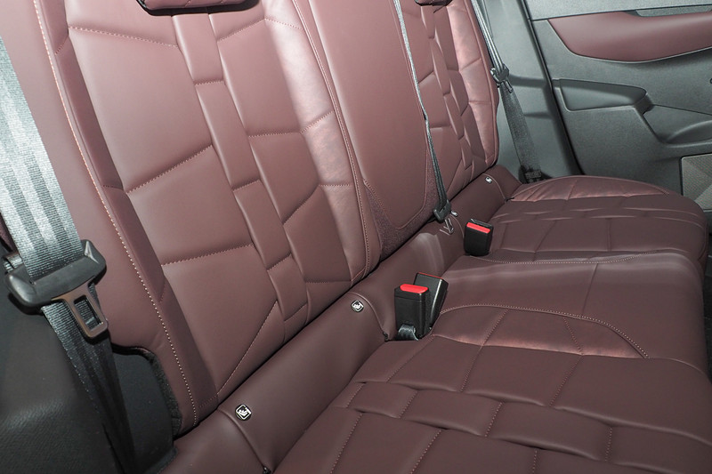 リアシートもフロント同様のレザーが組み合わされたものとなる