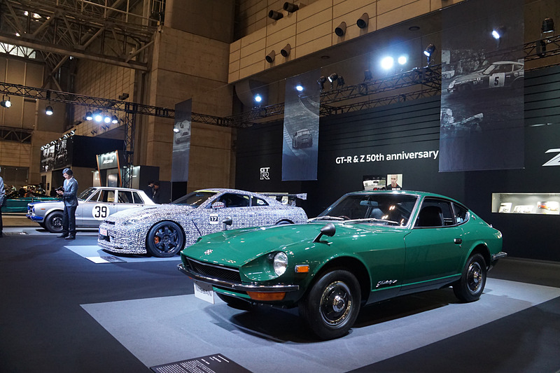 会場で初公開されたレストアされた「フェアレディZ-L」（1970年 S30型）