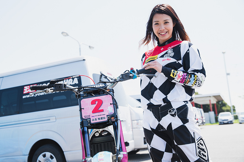 参加ライダーの小玉絵里加選手