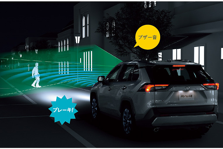 プリクラッシュセーフティ（夜間）