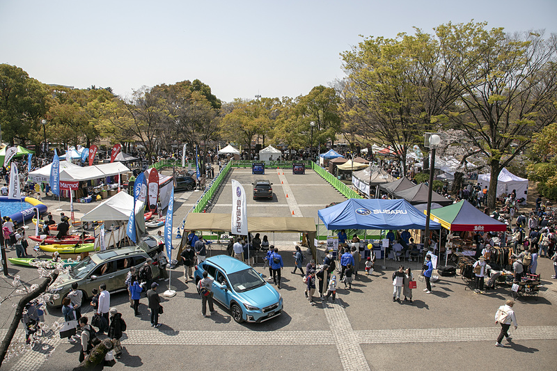アウトドアデイジャパン東京 2019にはホンダアクセス以外にも、スバル、三菱自動車工業、ジープ（FCA ジャパン）などが出展していた。また、カー用品メーカーのブースもあった